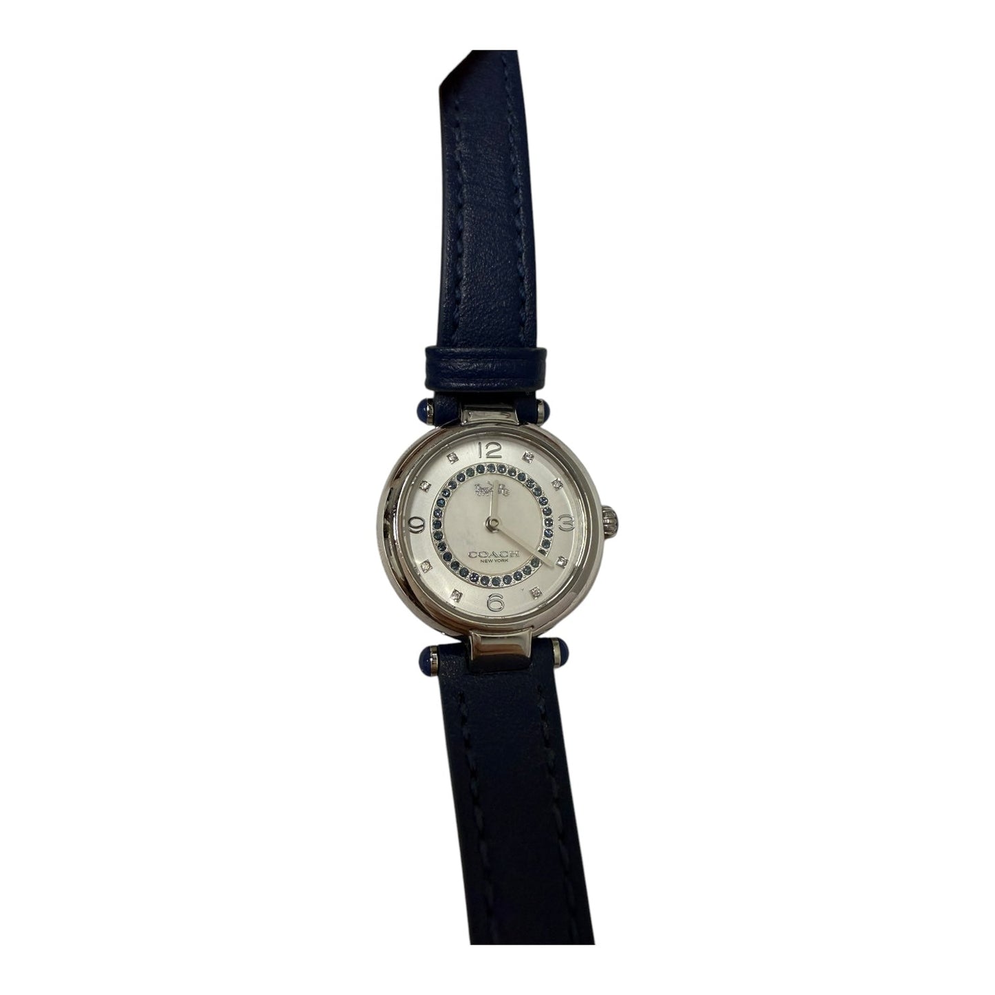 Watch Designer By Coach In Blue & Silver