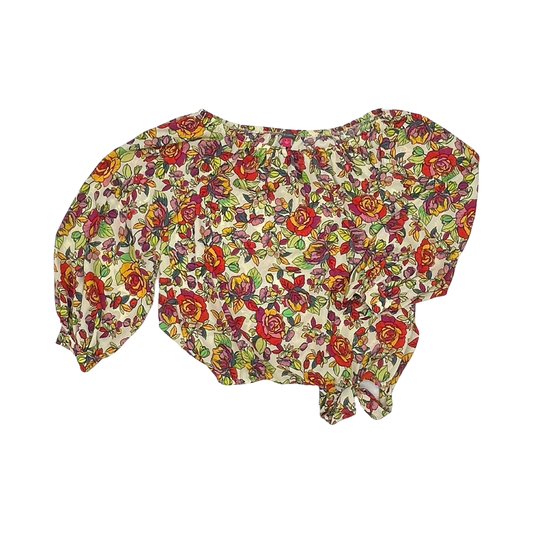 Blouse Ls By Vince Camuto In Floral Print, Size:L