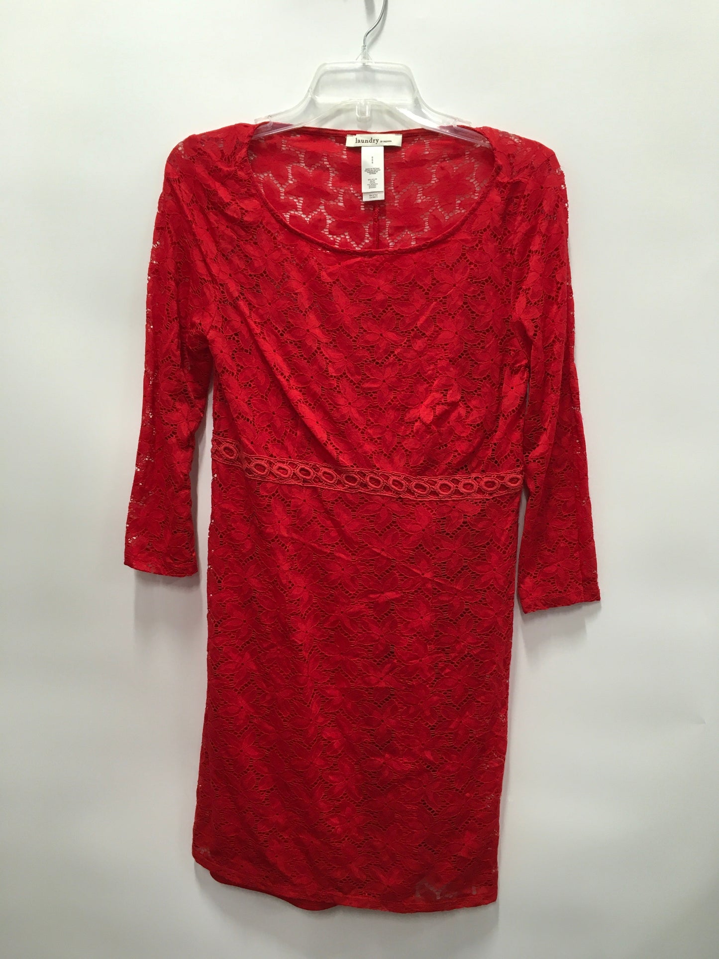 Red Dress Casual Short Laundry, Size 8
