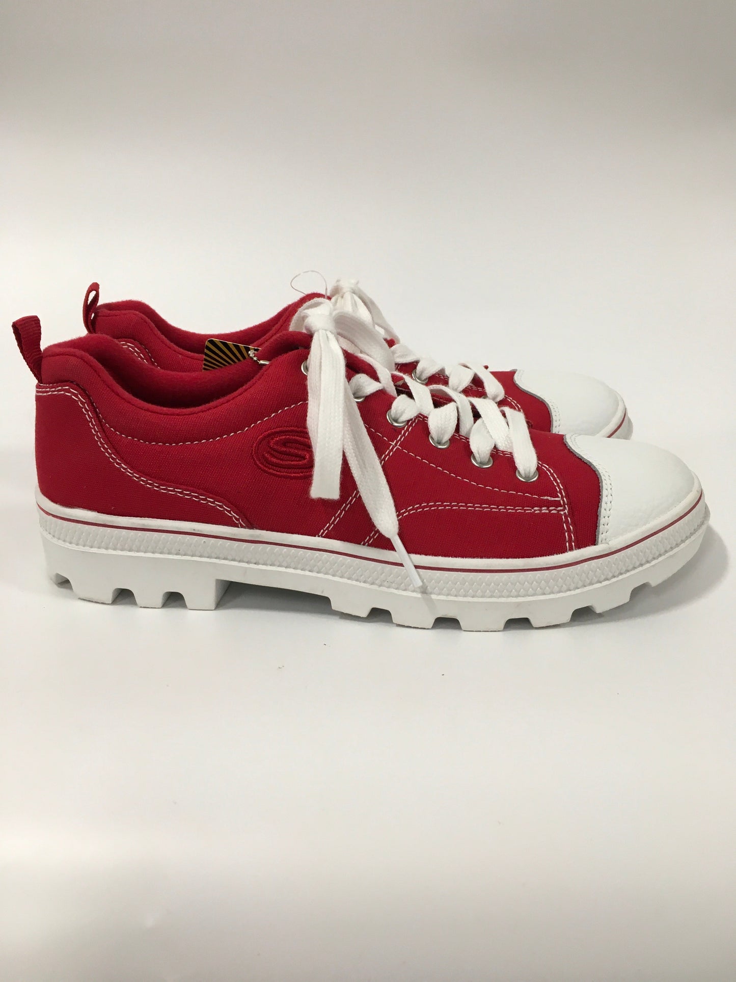 Red Shoes Athletic Skechers, Size 8.5