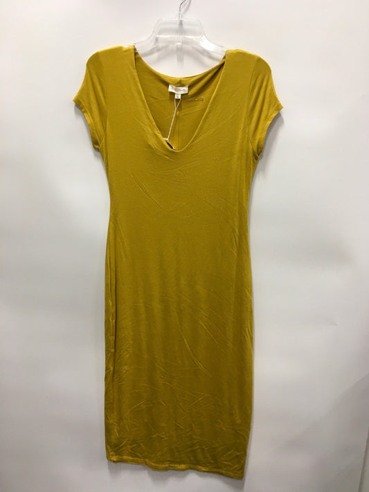 Yellow Dress Casual Maxi See You Monday, Size Xl