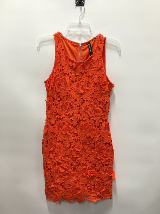 Orange Dress Casual Short Lord And Taylor, Size M