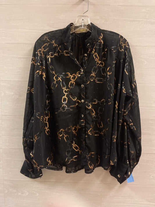 Blouse Long Sleeve By Clothes Mentor  Size: Xl