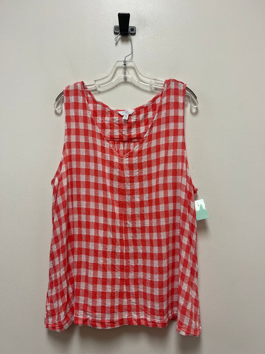 Top Sleeveless By Time And Tru  Size: 3x