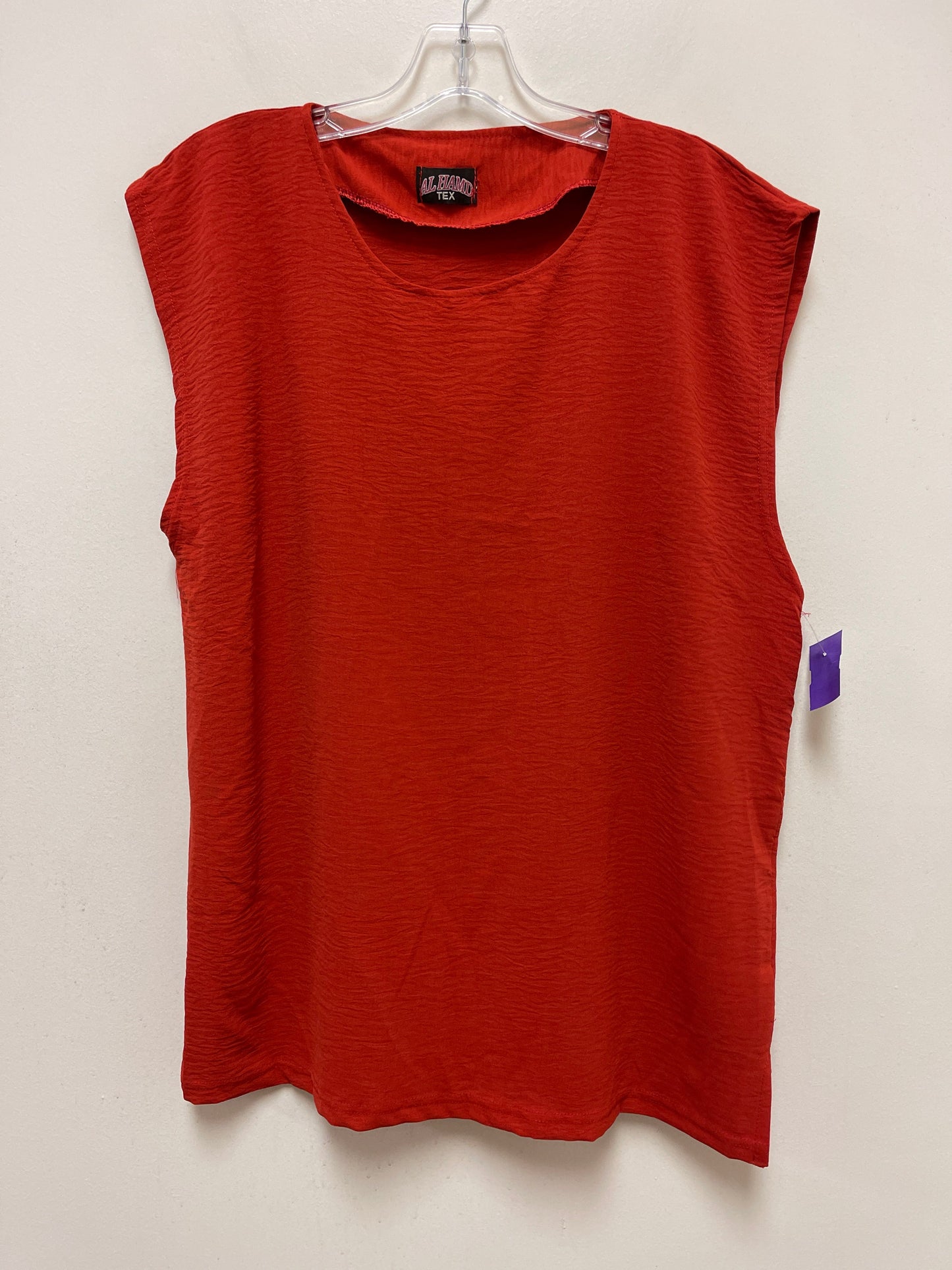 Orange Top Short Sleeve Clothes Mentor, Size Xl