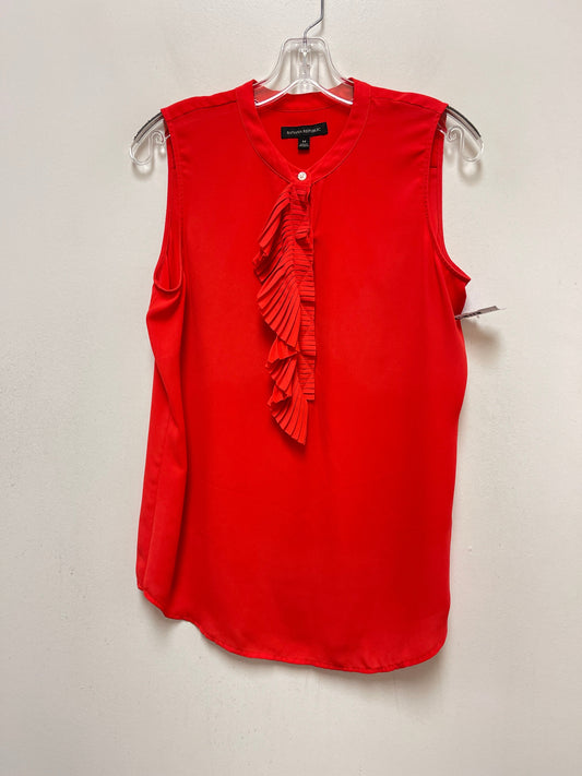 Red Top Sleeveless Banana Republic, Size M