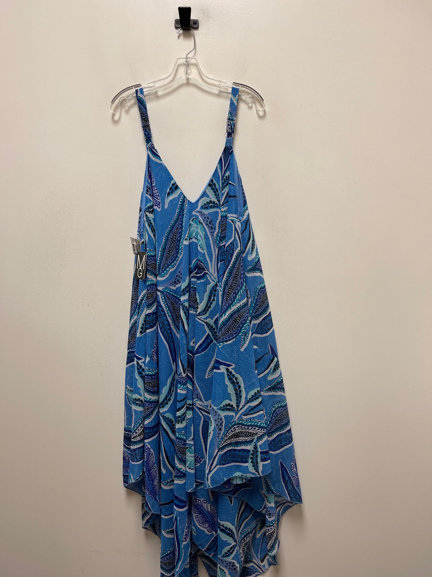 Blue Dress Casual Midi Mlle Gabrielle, Size 3x