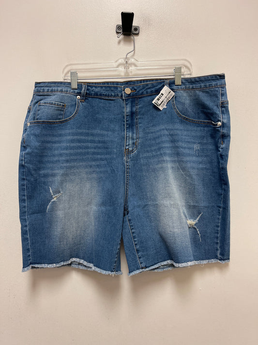Blue Denim Shorts Clothes Mentor, Size 24