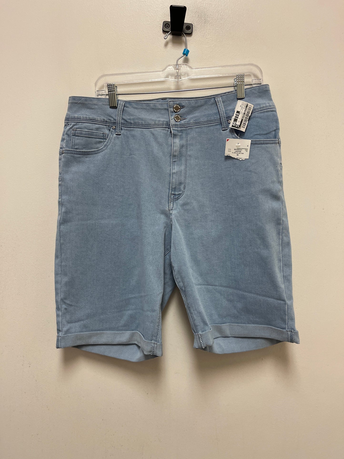 Blue Denim Shorts Clothes Mentor, Size 22