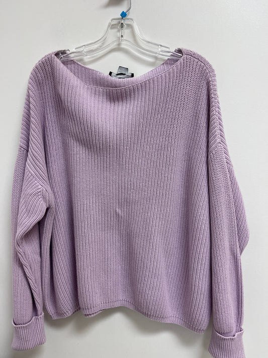 Sweater By French Connection In Purple, Size: S