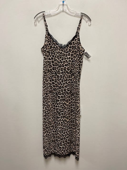 Animal Print Dress Casual Midi Asos, Size S