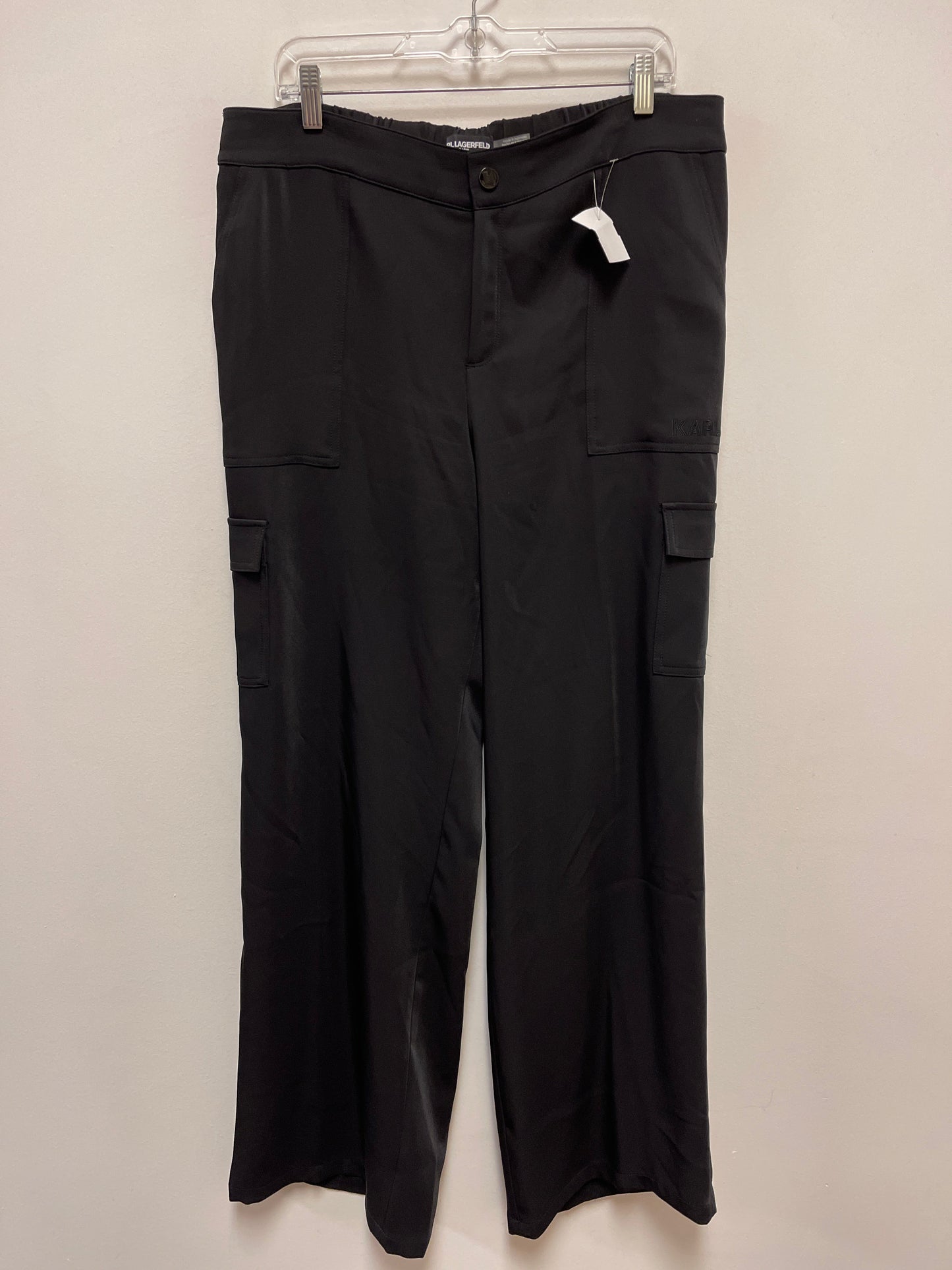 Pants Designer By Karl Lagerfeld In Black, Size: 14