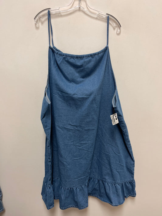 Dress Casual Midi By Shein In Blue, Size: 4x