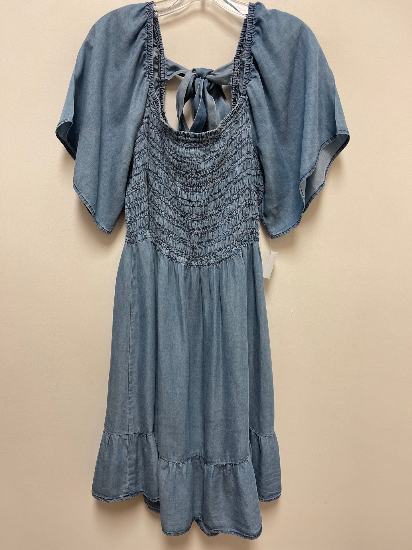 Dress Casual Midi By Sweet Wanderer In Blue, Size: 3x