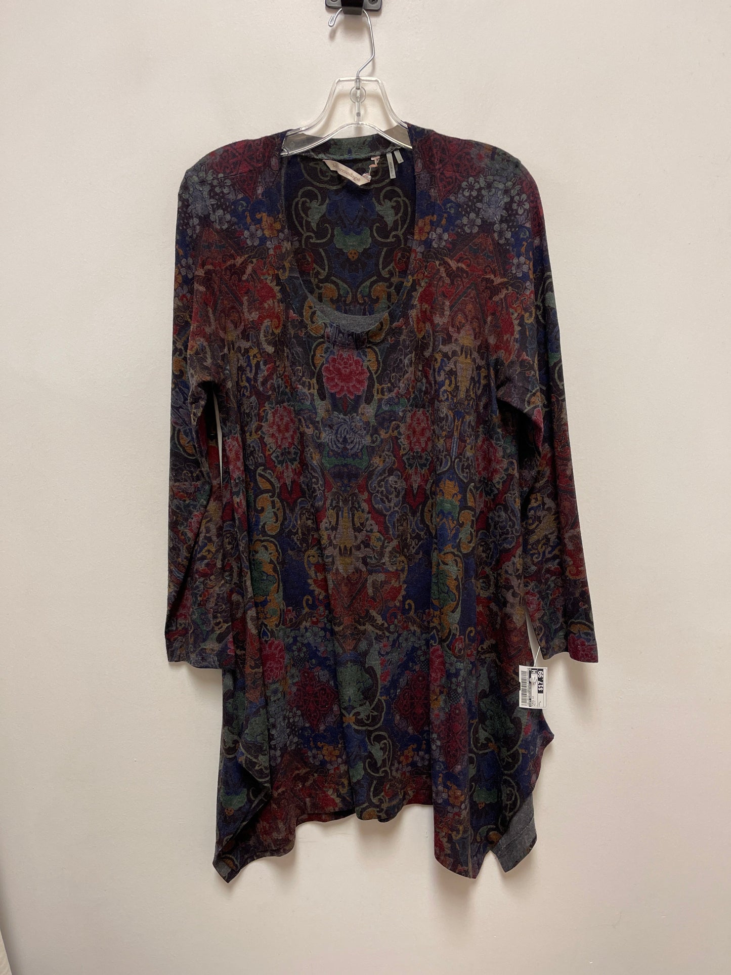 Tunic Long Sleeve By Soft Surroundings In Multi-colored, Size: L