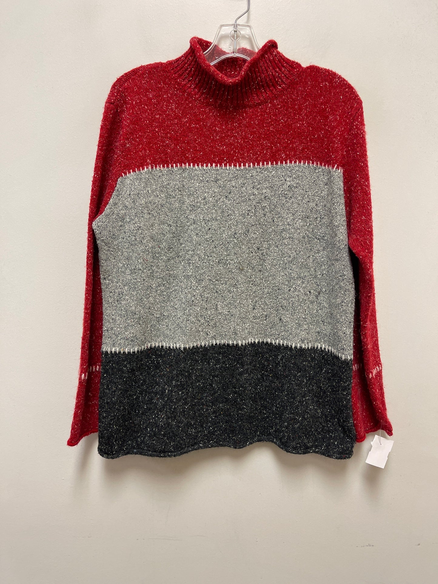 Sweater By Liz Claiborne In Red, Size: L