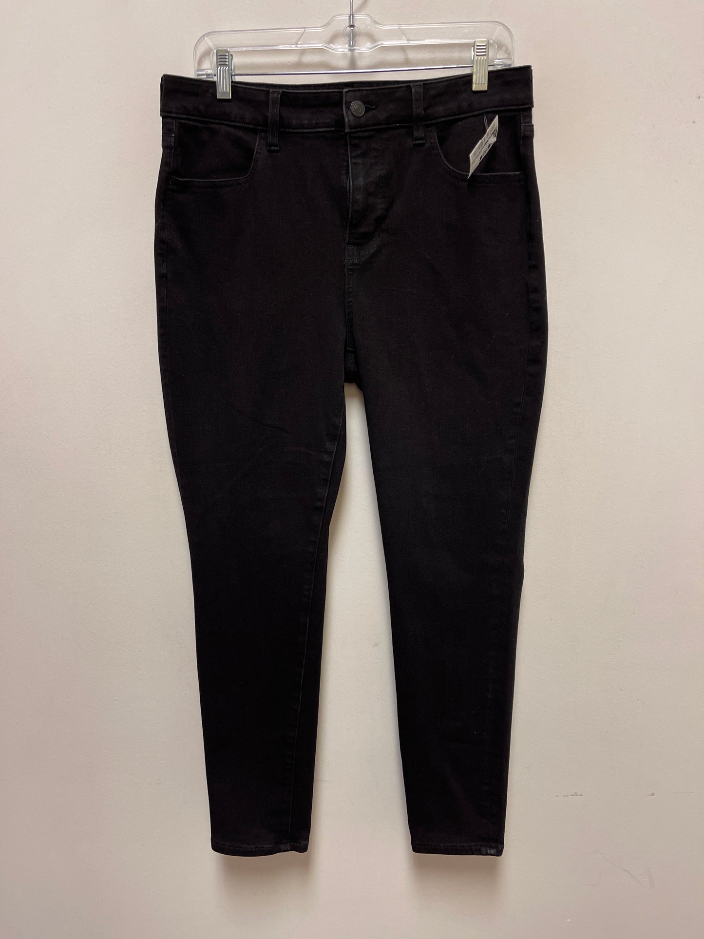 Jeans Skinny By American Eagle In Black, Size: 12