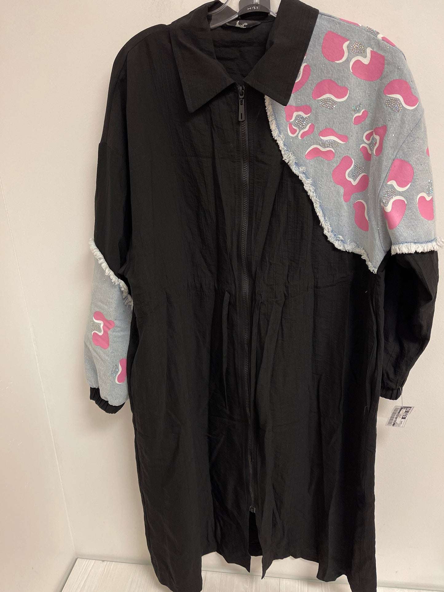 Kimono By Clothes Mentor In Black, Size: Osfm