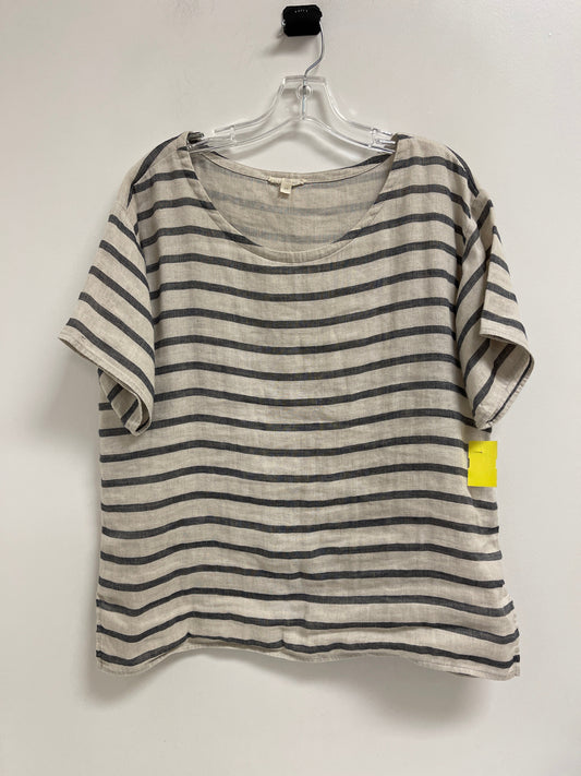 Top Sleeveless By Eileen Fisher In Striped Pattern, Size: S