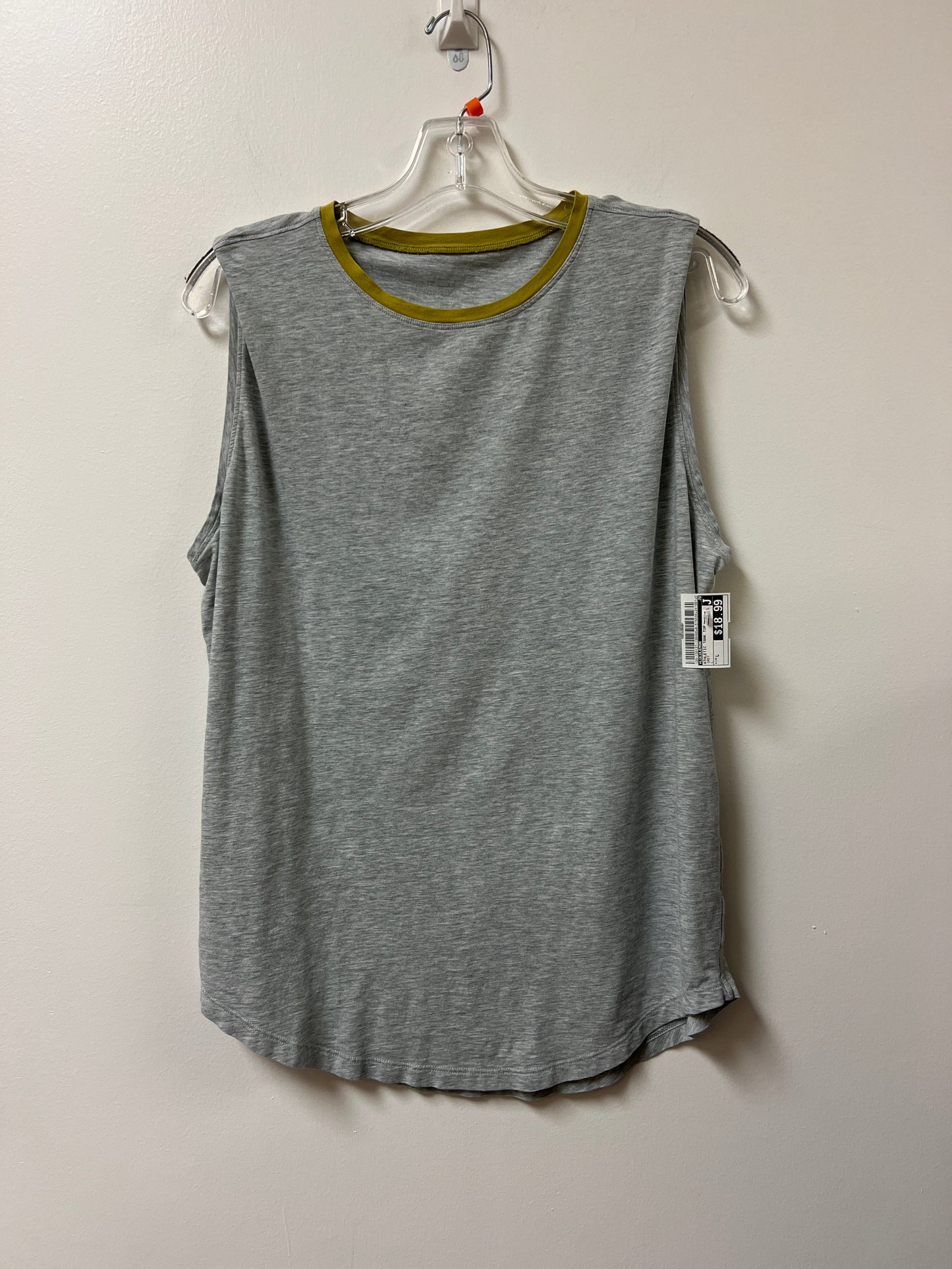 Athletic Tank Top By Lululemon In Grey, Size: L