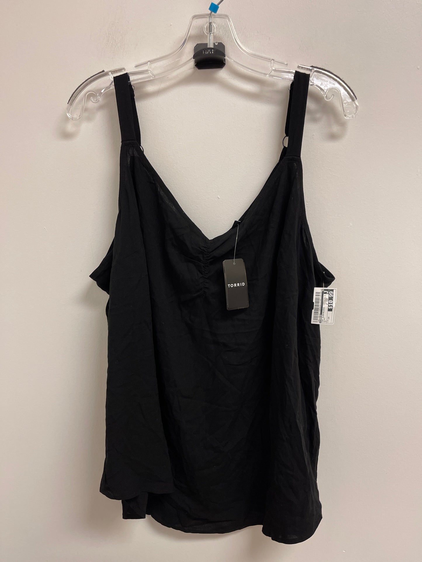 Top Sleeveless By Torrid In Black, Size: 2x