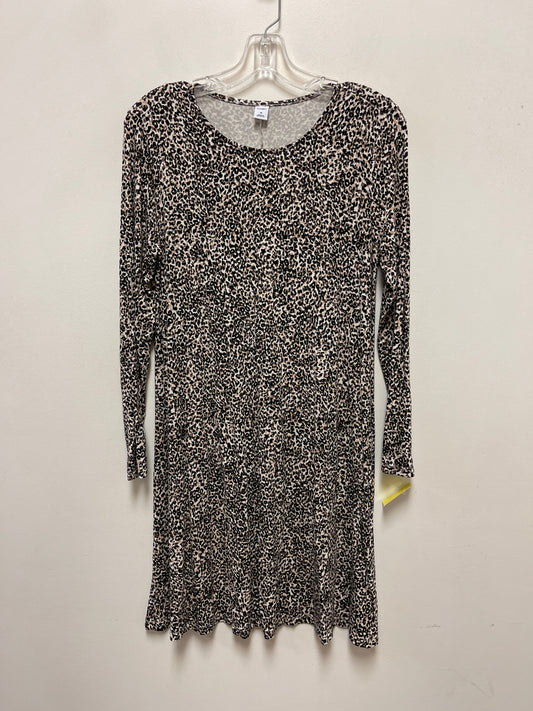 Dress Casual Midi By Old Navy In Animal Print, Size: M