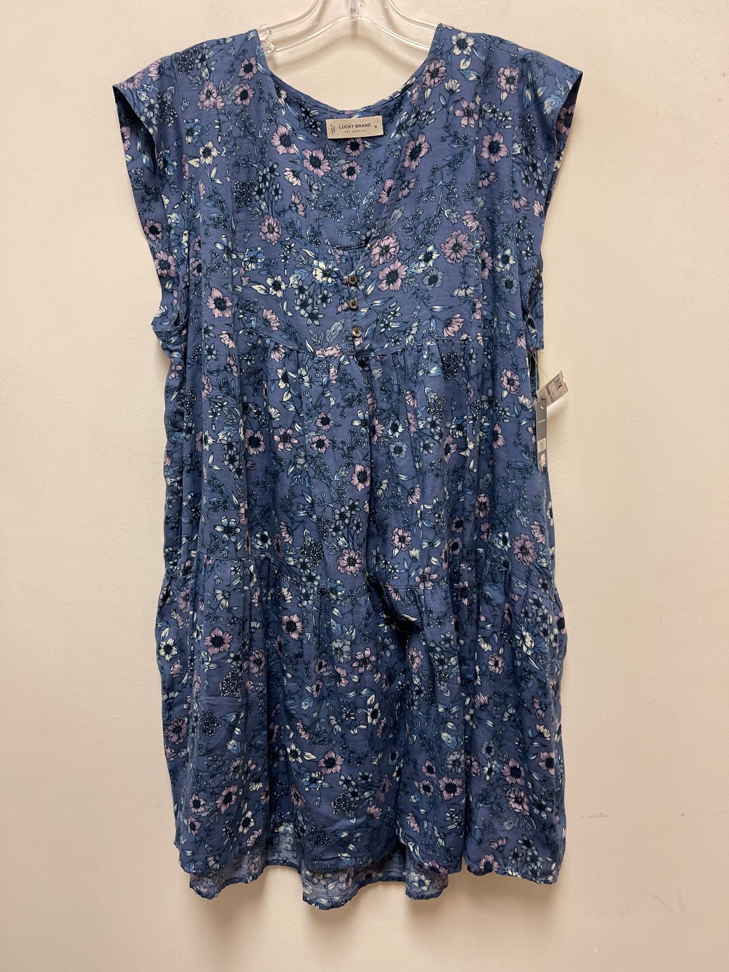 Dress Casual Short By Lucky Brand In Blue, Size: Xl