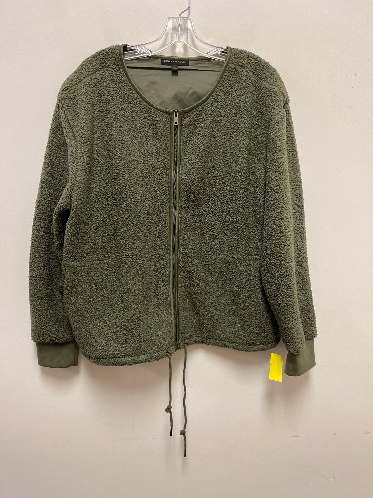 Jacket Moto By Banana Republic In Green, Size: L