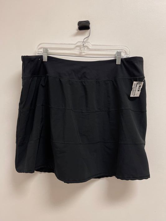 Athletic Skirt By Clothes Mentor In Black, Size: 2x