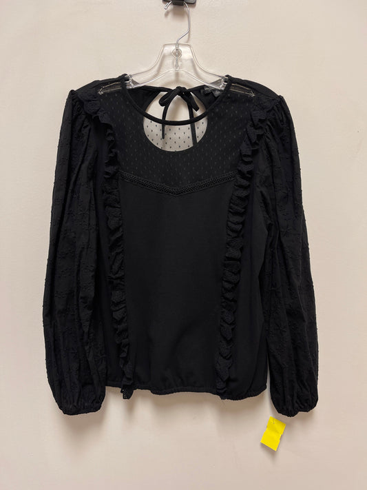 Top Long Sleeve By Marc New York In Black, Size: M