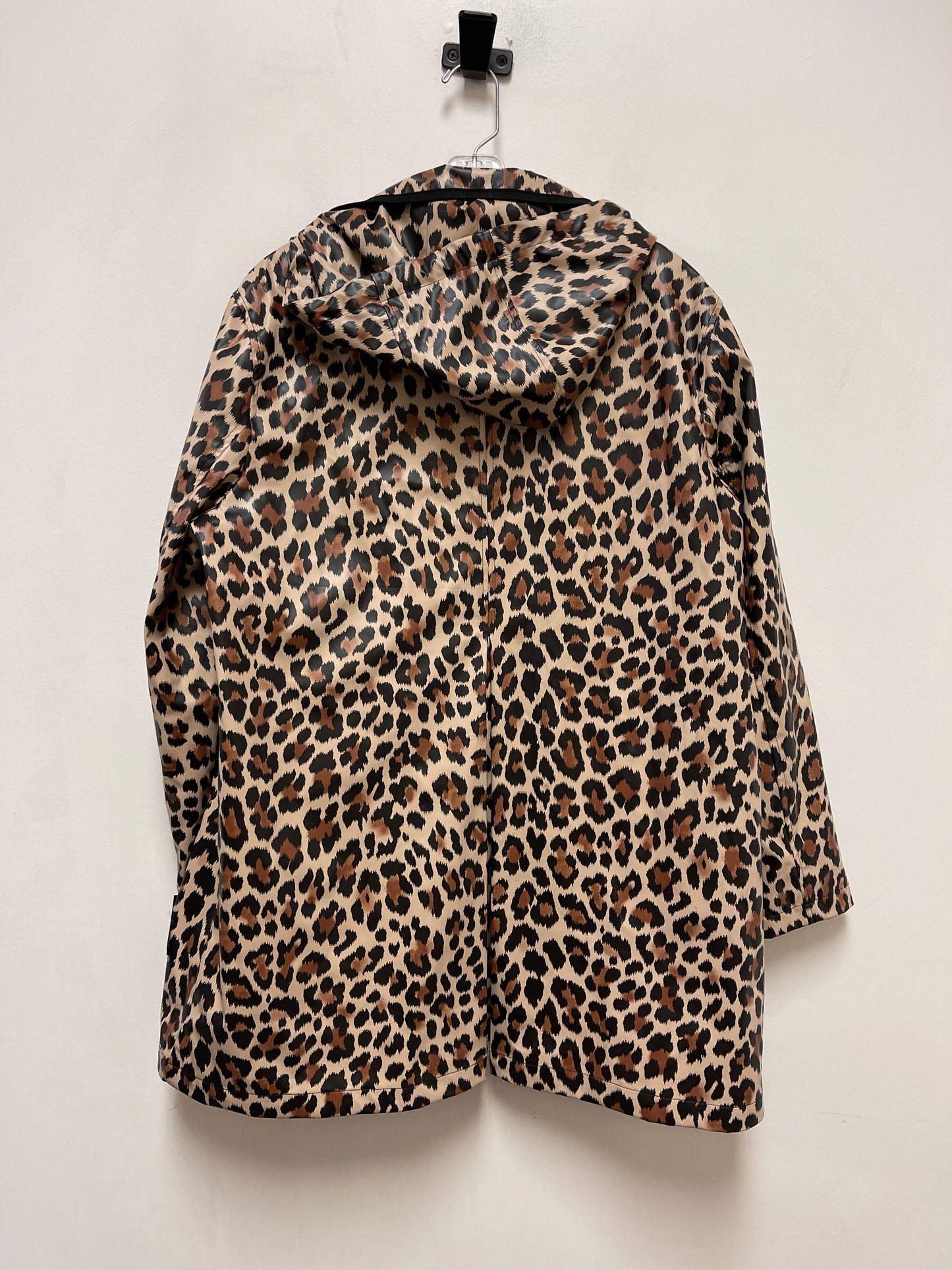 Coat Designer By Kate Spade In Animal Print, Size: L