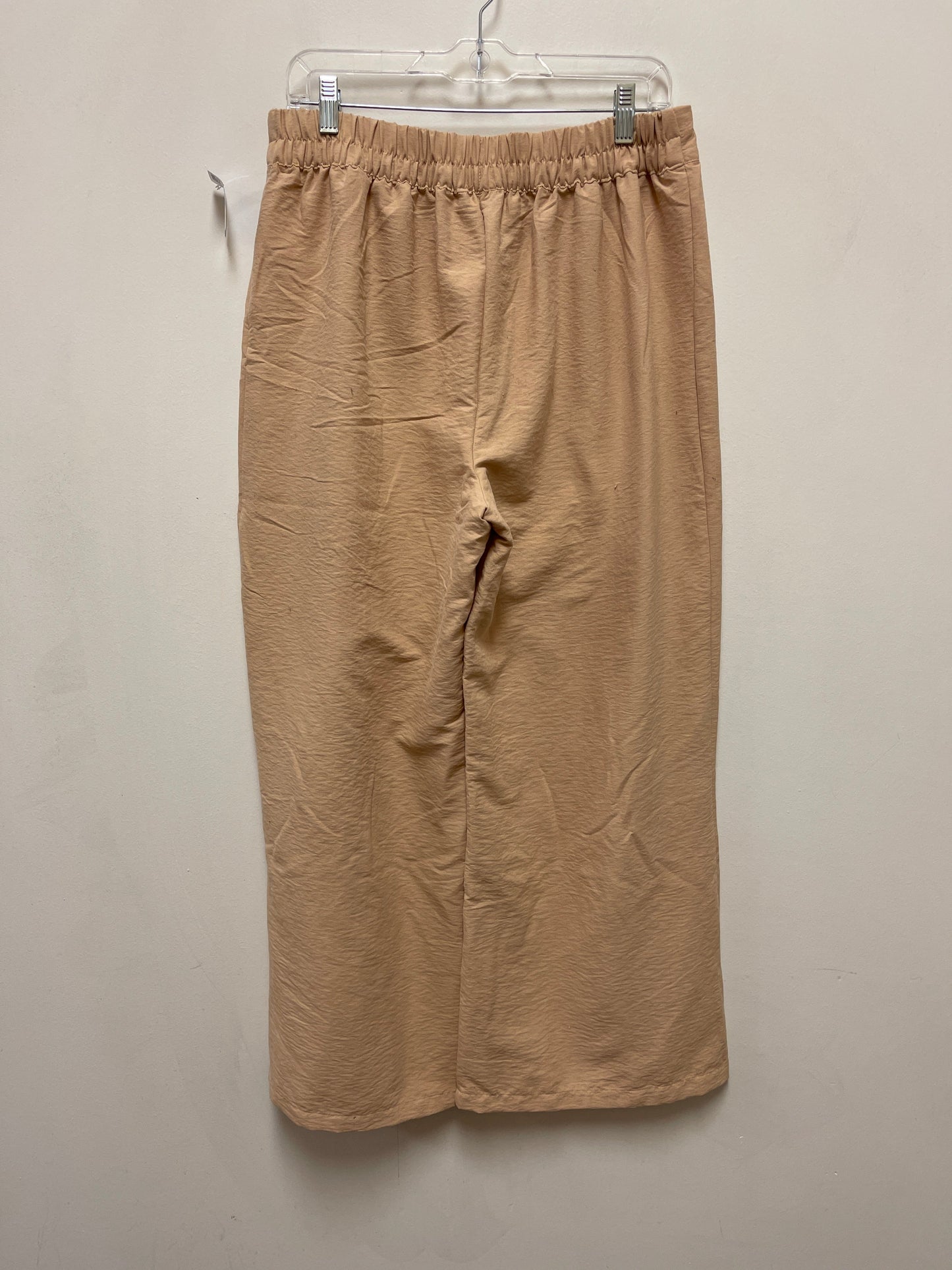 Pants Wide Leg By Clothes Mentor In Tan, Size: 12