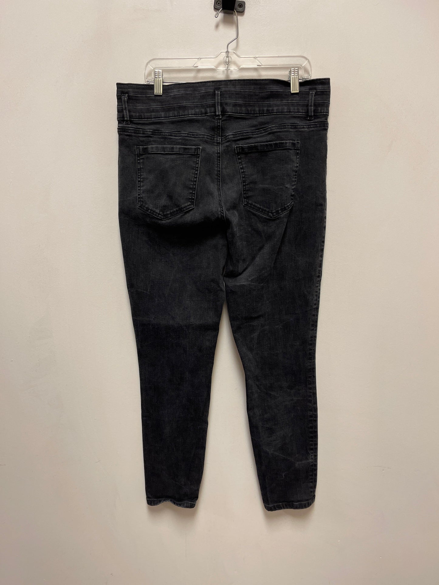 Jeans Skinny By Ann Taylor In Black, Size: 14