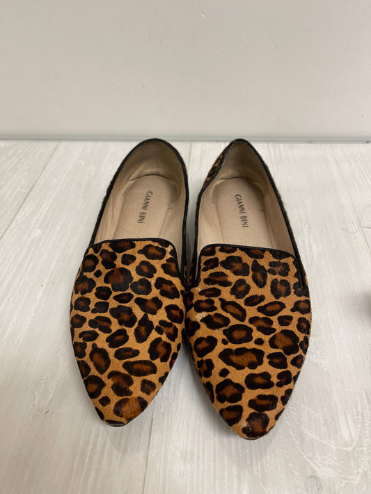 Shoes Flats By Gianni Bini In Animal Print, Size: 7