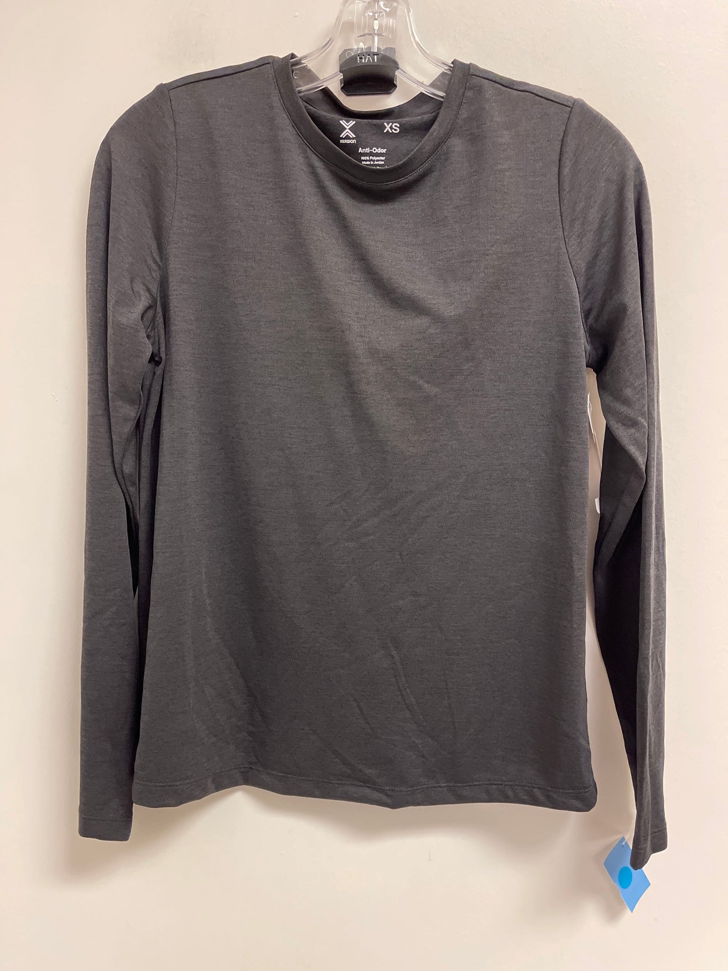 Athletic Top Long Sleeve Crewneck By Xersion In Grey, Size: Xs