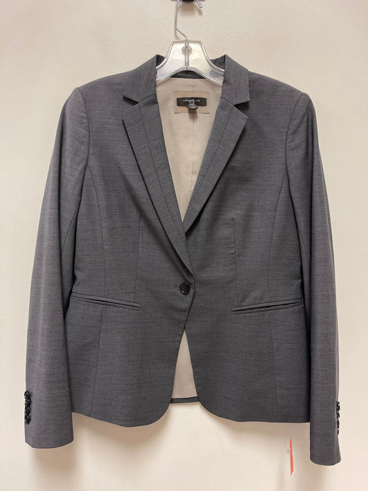 Blazer By Ann Taylor In Grey, Size: S