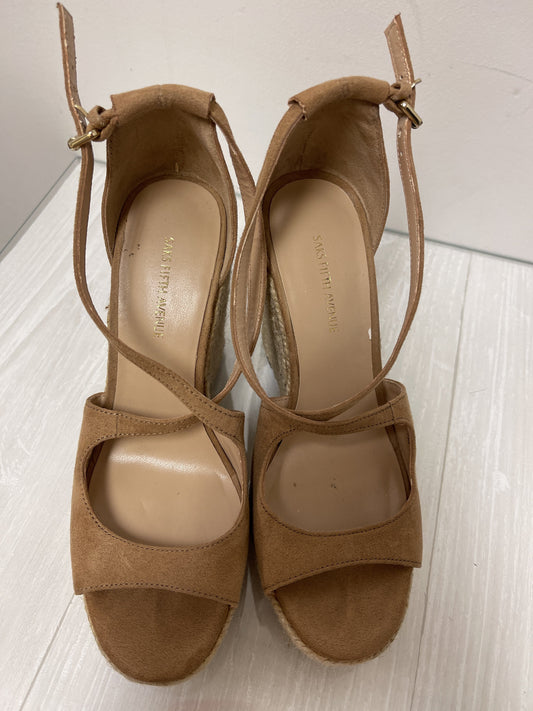 Sandals Heels Wedge By Saks Fifth Avenue  Size: 7