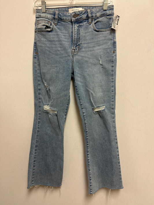 Jeans Cropped By Clothes Mentor In Blue Denim, Size: 4