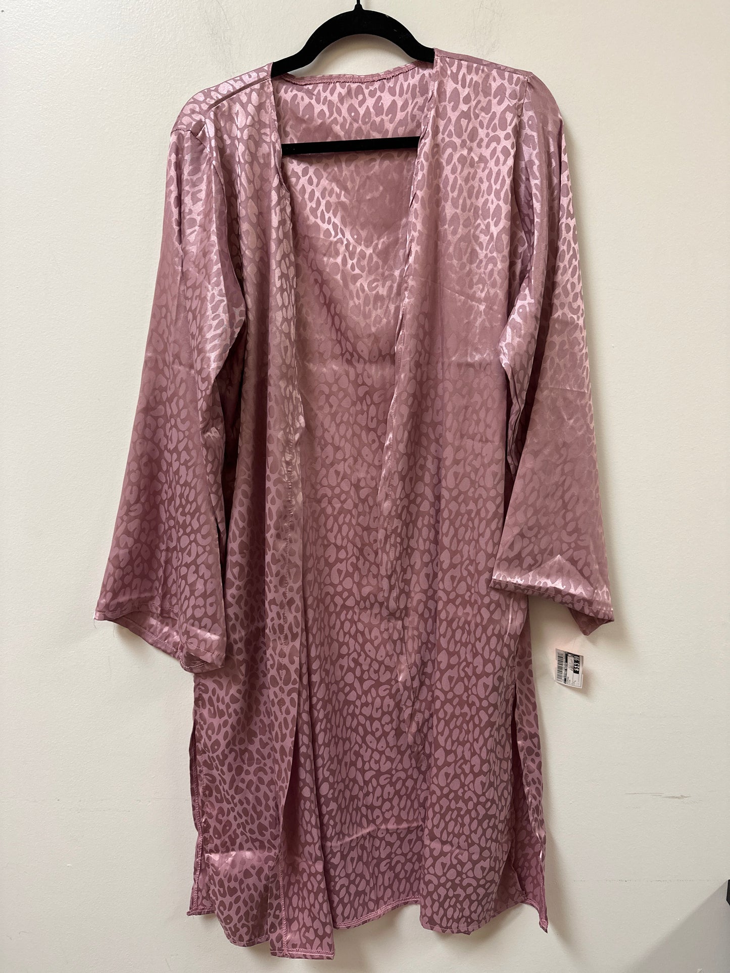 Kimono By Clothes Mentor In Pink, Size: L