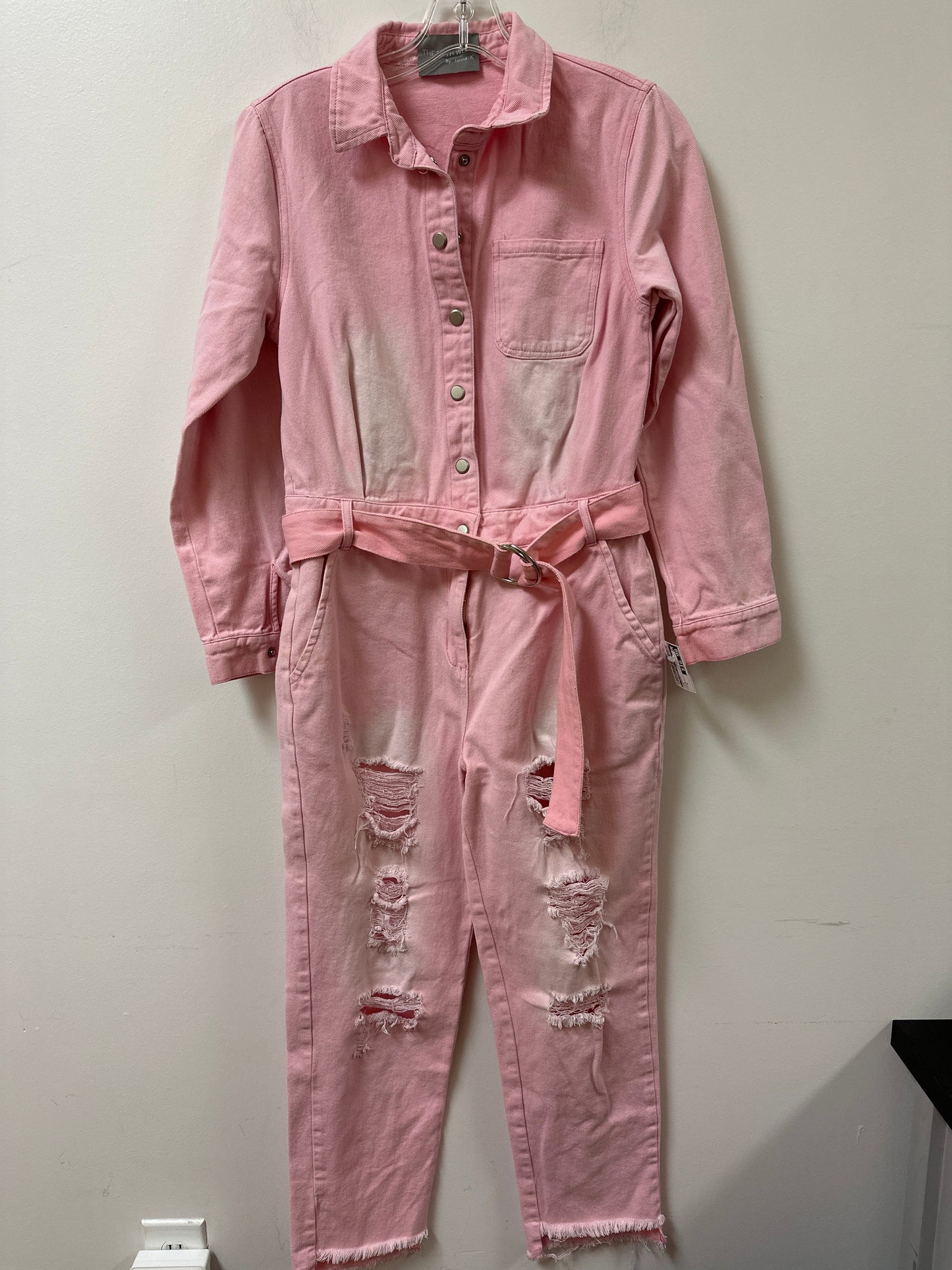 Jumpsuit By Clothes Mentor In Pink, Size: M