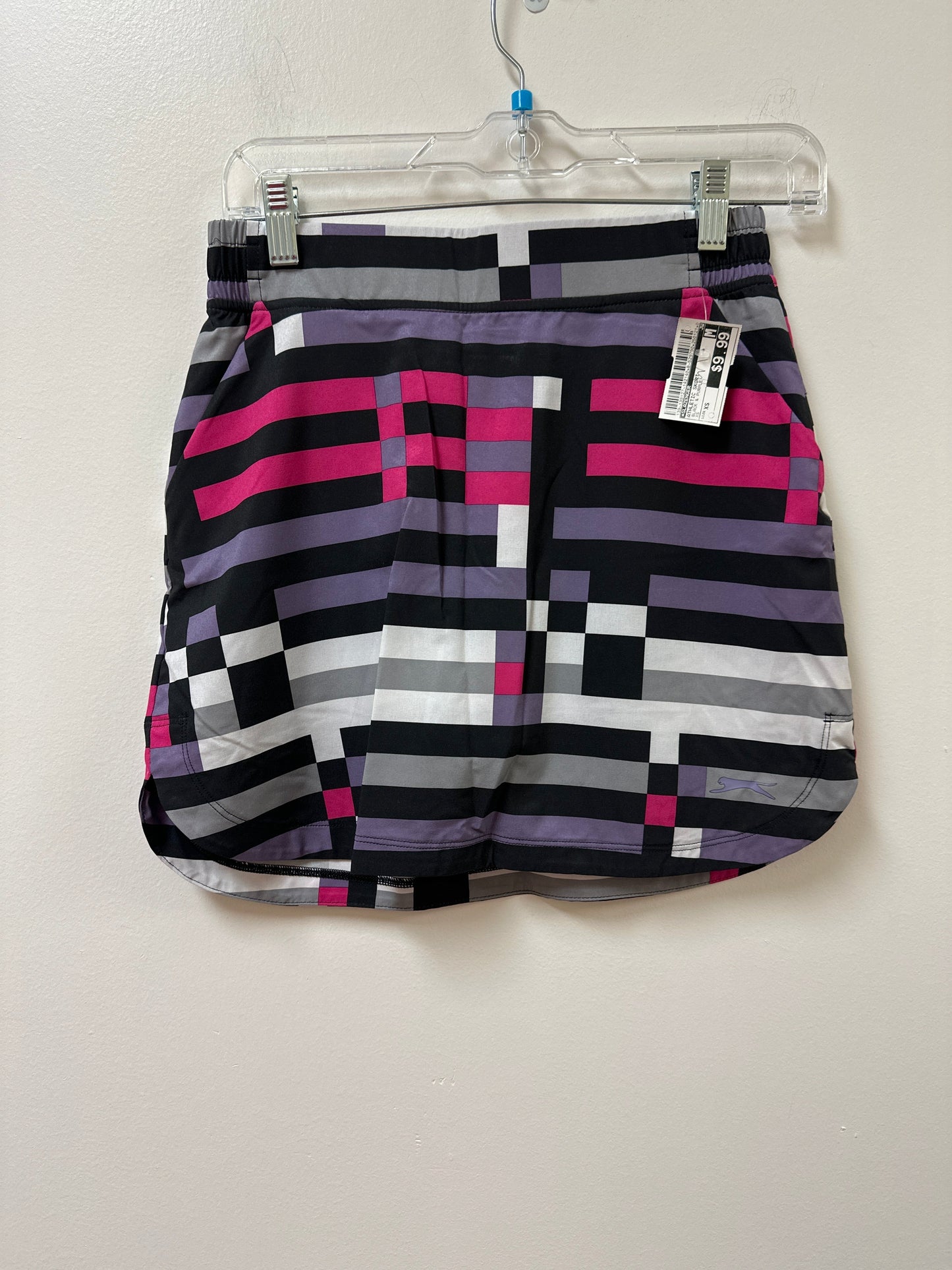 Athletic Skort By Slazenger In Black & Purple, Size: Xs