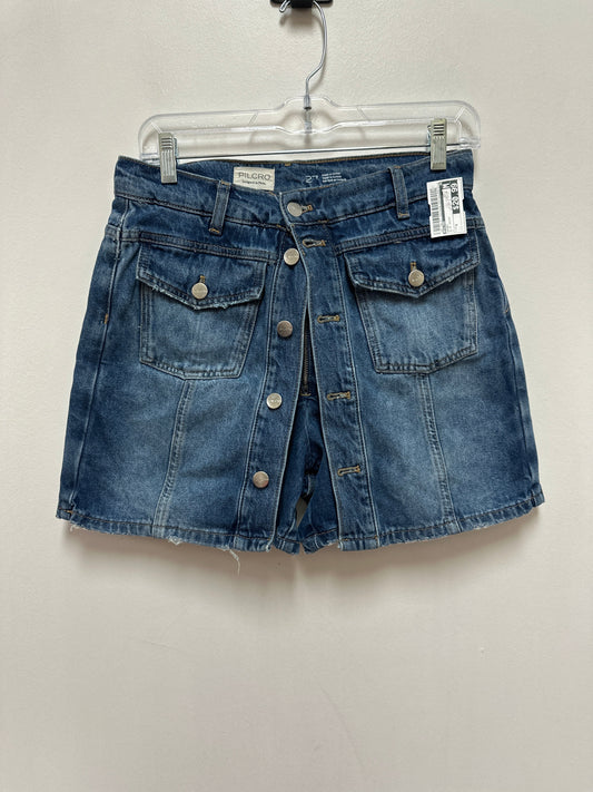 Skort By Pilcro In Blue Denim, Size: 4