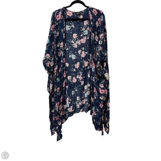 Kimono By Ana In Floral Print, Size: L