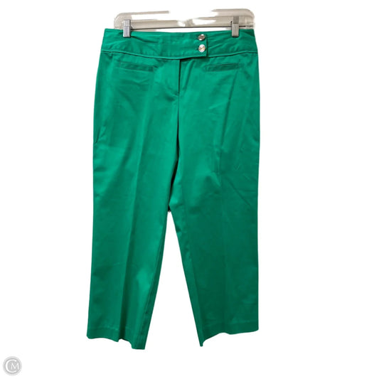 Pants Cropped By Style And Company In Green, Size: 4