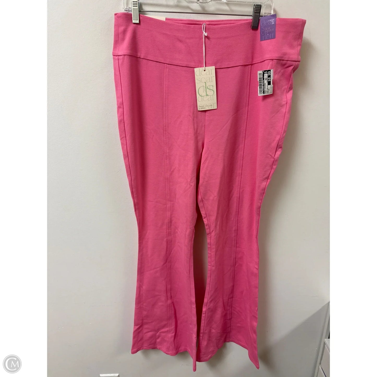 Pants Leggings By Clothes Mentor In Pink, Size: 2x
