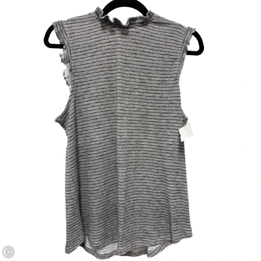 Top Sleeveless By Maurices In Grey, Size: L