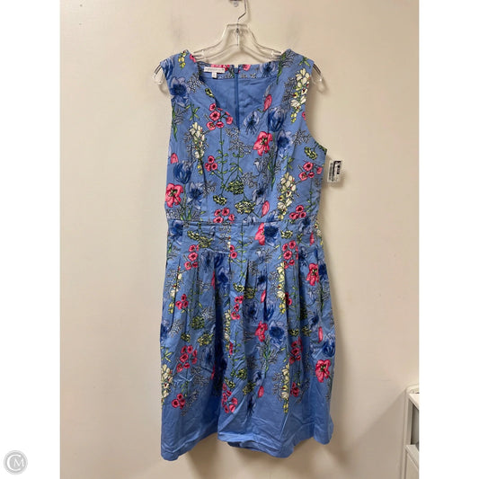 Dress Casual Midi By Talbots In Purple, Size: Xl