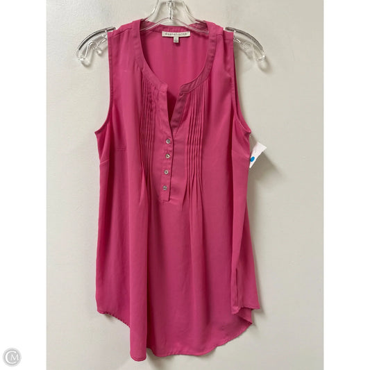 Top Sleeveless By Daniel Rainn In Pink, Size: S