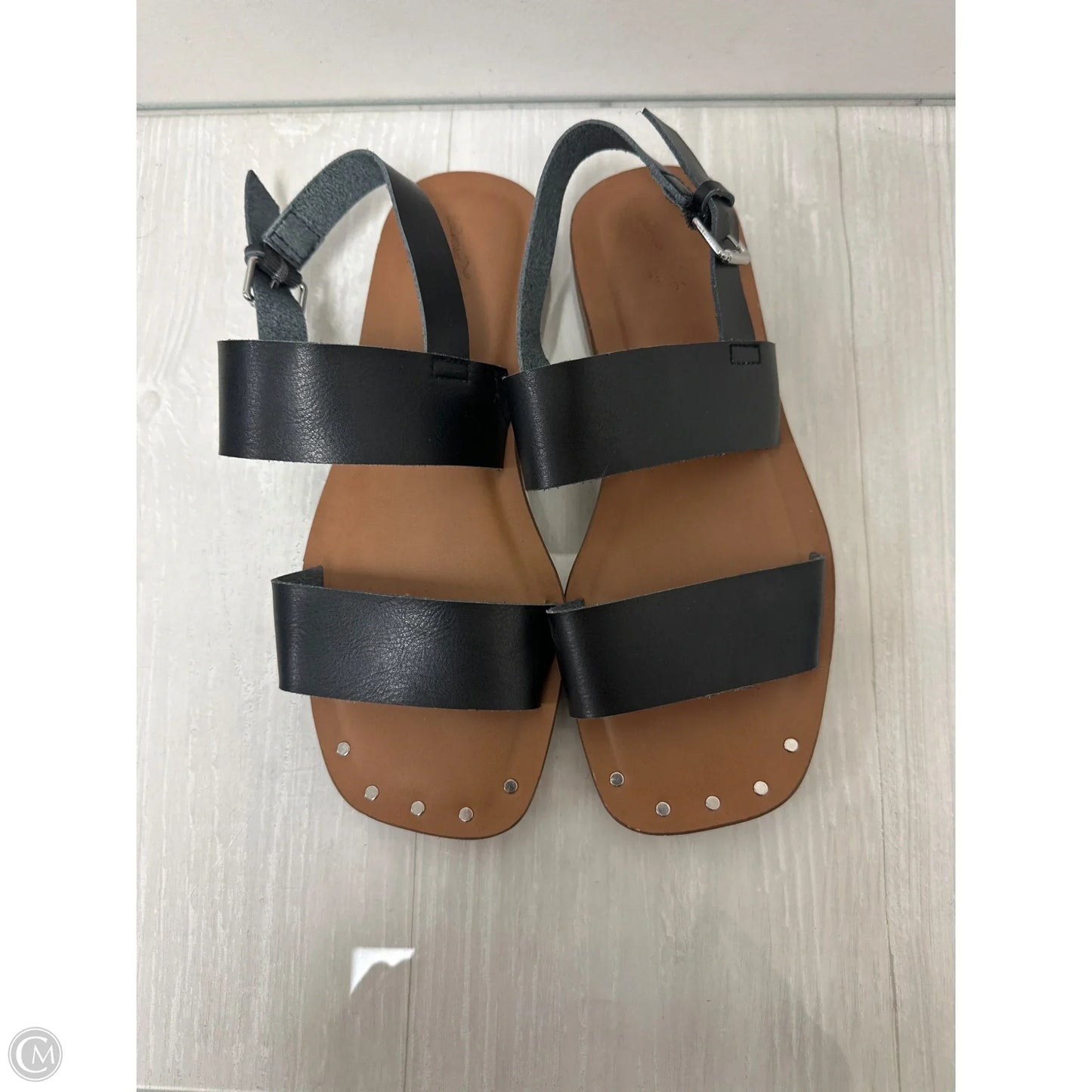 Sandals Flats By Universal Thread In Black, Size: 9