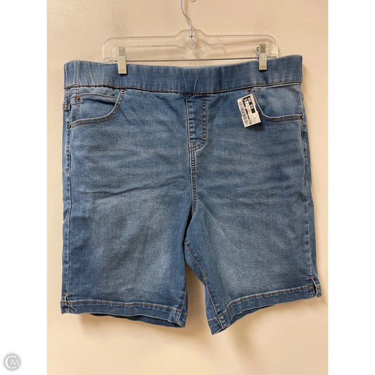 Shorts By Terra & Sky In Blue Denim, Size: 16